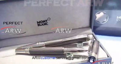 Perfect Replica AAA Mont blanc Starwalker Pen Silver Clip Rollerball